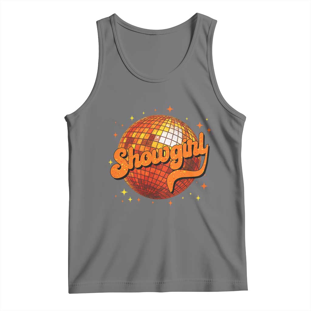 Showgirl Tank Top Orange Show Girl Concert Country Music Fan Gift TS10 Black Heather Print Your Wear