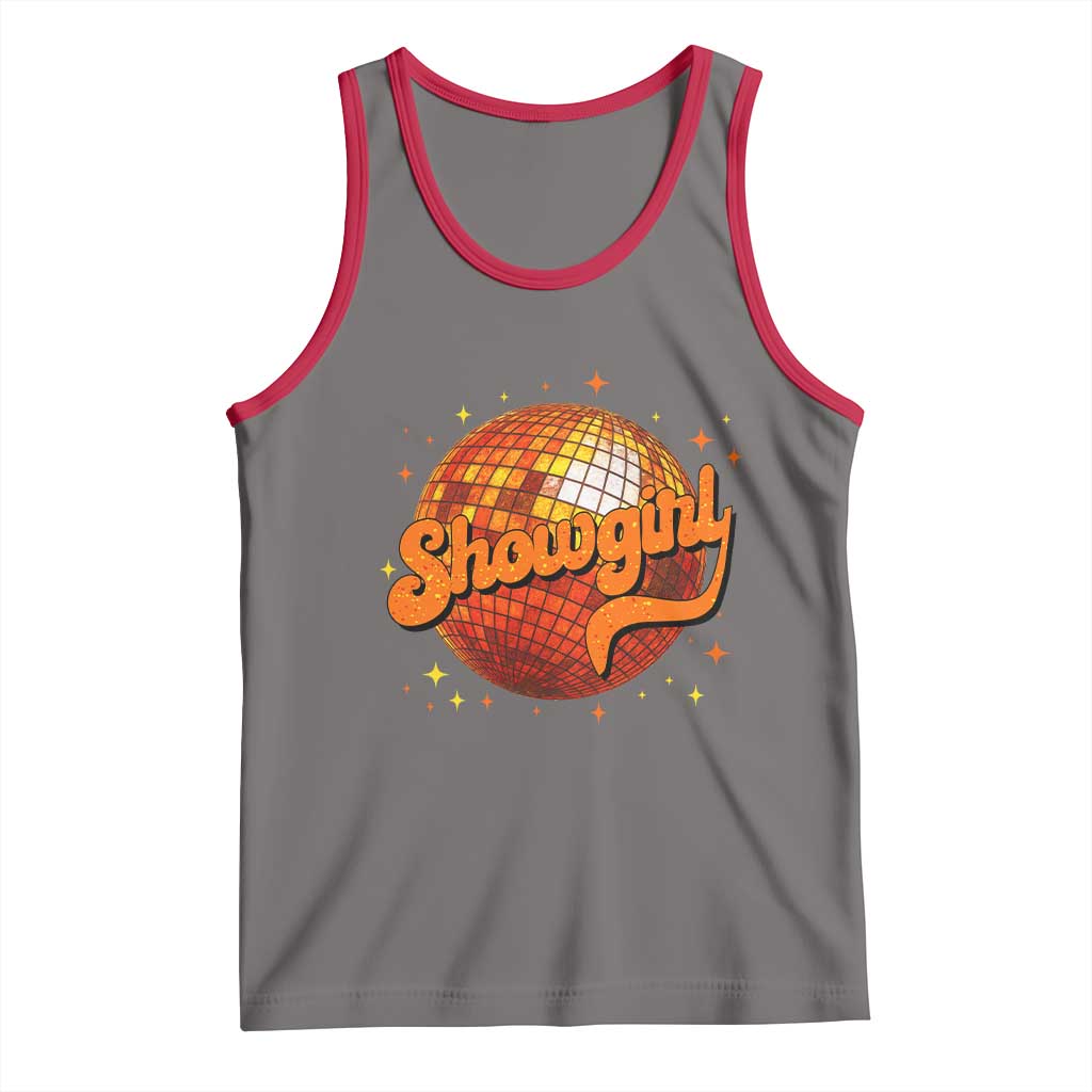 Showgirl Tank Top Orange Show Girl Concert Country Music Fan Gift TS10 Deep Heather Red Print Your Wear