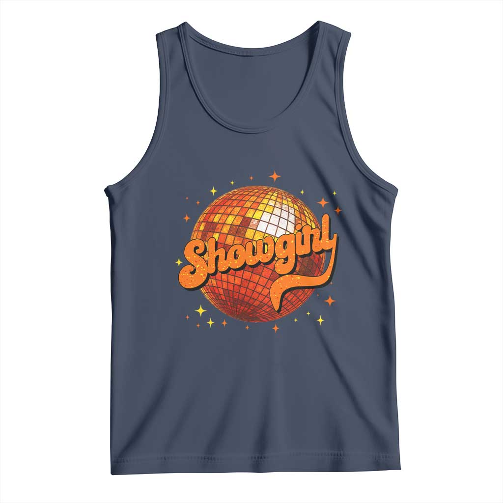 Showgirl Tank Top Orange Show Girl Concert Country Music Fan Gift TS10 Navy Print Your Wear