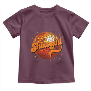 Showgirl Toddler T Shirt Orange Show Girl Concert Country Music Fan Gift TS10 Maroon Print Your Wear