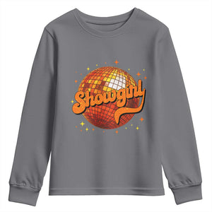 Showgirl Youth Sweatshirt Orange Show Girl Concert Country Music Fan Gift TS10 Charcoal Print Your Wear