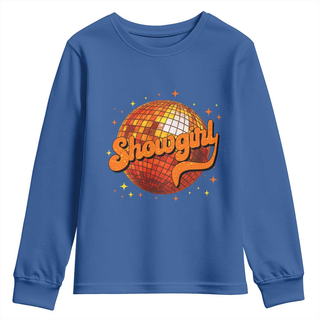 Showgirl Youth Sweatshirt Orange Show Girl Concert Country Music Fan Gift TS10 Royal Blue Print Your Wear