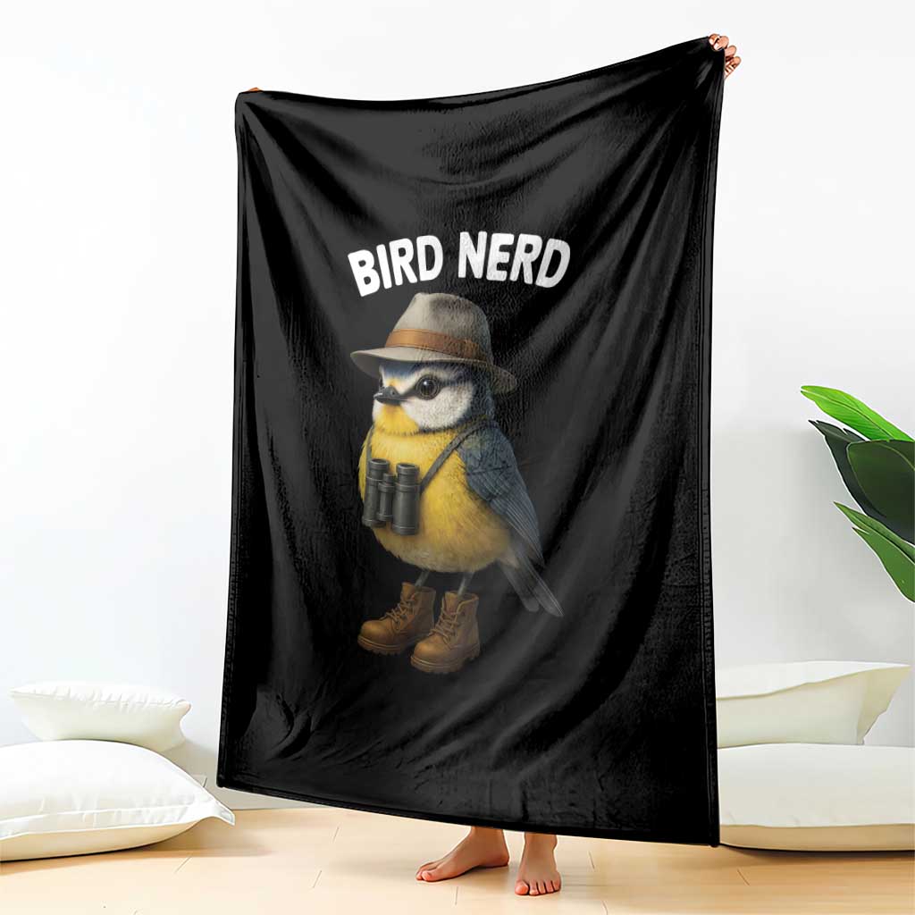 Bird Nerd Throw Blanket Funny Birding Bird Lover Watcher Twitcher TS10 Print Your Wear