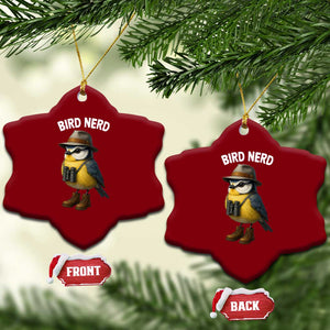Bird Nerd Ceramic Ornament Funny Birding Bird Lover Watcher Twitcher TS10 Print Your Wear
