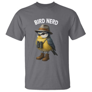 Bird Nerd T Shirt Funny Birding Bird Lover Watcher Twitcher TS10 Charcoal Print Your Wear