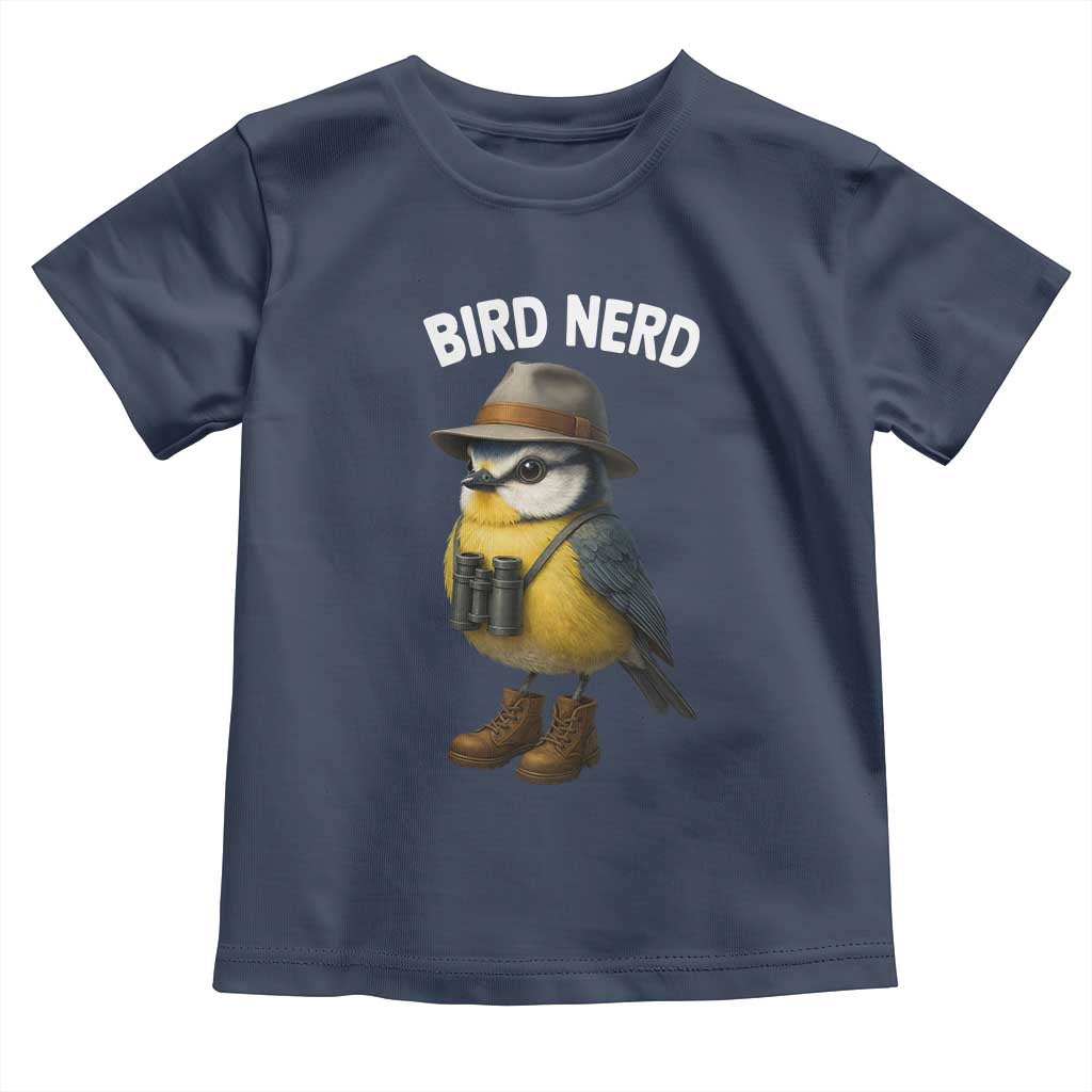 Bird Nerd Toddler T Shirt Funny Birding Bird Lover Watcher Twitcher TS10 Navy Print Your Wear