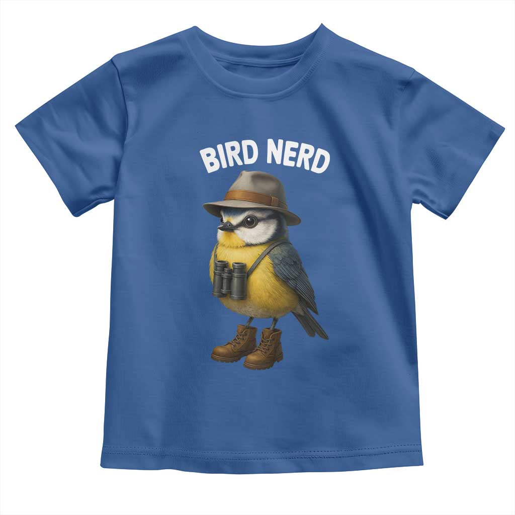 Bird Nerd Toddler T Shirt Funny Birding Bird Lover Watcher Twitcher TS10 Royal Blue Print Your Wear