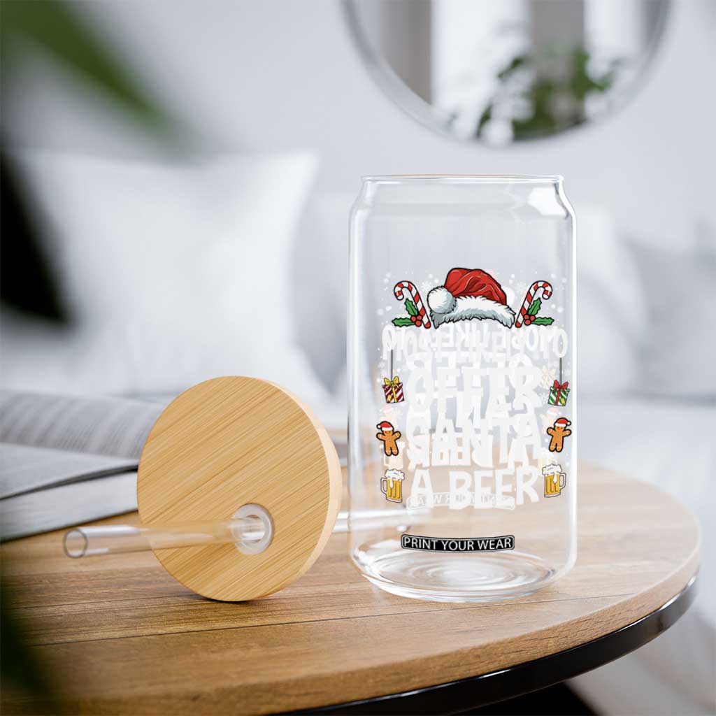 Family Matching Christmas Glass Can Most Likely To Christmas To Offer Santa A Beer TS10 Print Your Wear