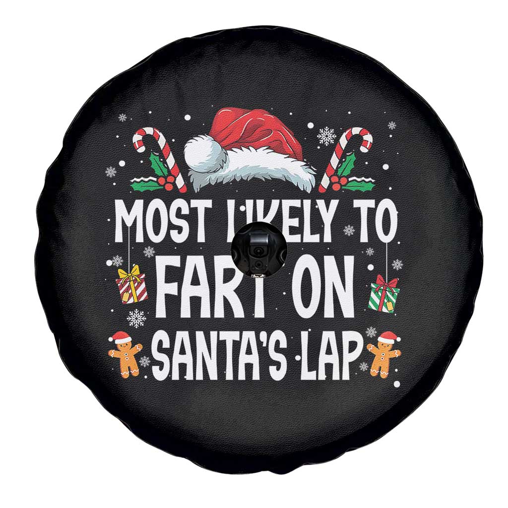 Family Matching Christmas Spare Tire Cover Most Likely To Fart On Santa's Lap TS10 Print Your Wear
