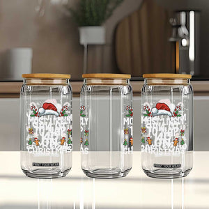 Family Matching Christmas Glass Can Most Likely To Nap On Xmas TS10 Print Your Wear