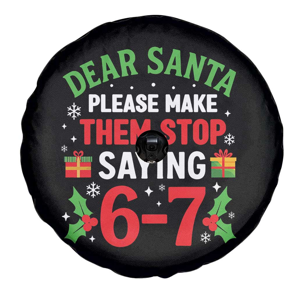 Funny Christmas 67 Spare Tire Cover Dear Santa Make Them Stop Saying 67 Christmas Teacher Mom Dad TS10 Print Your Wear