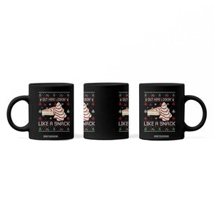 Debbies Christmas Tree Cake Coffee Mug Out Here Lookin Like A Snack TS10 Print Your Wear