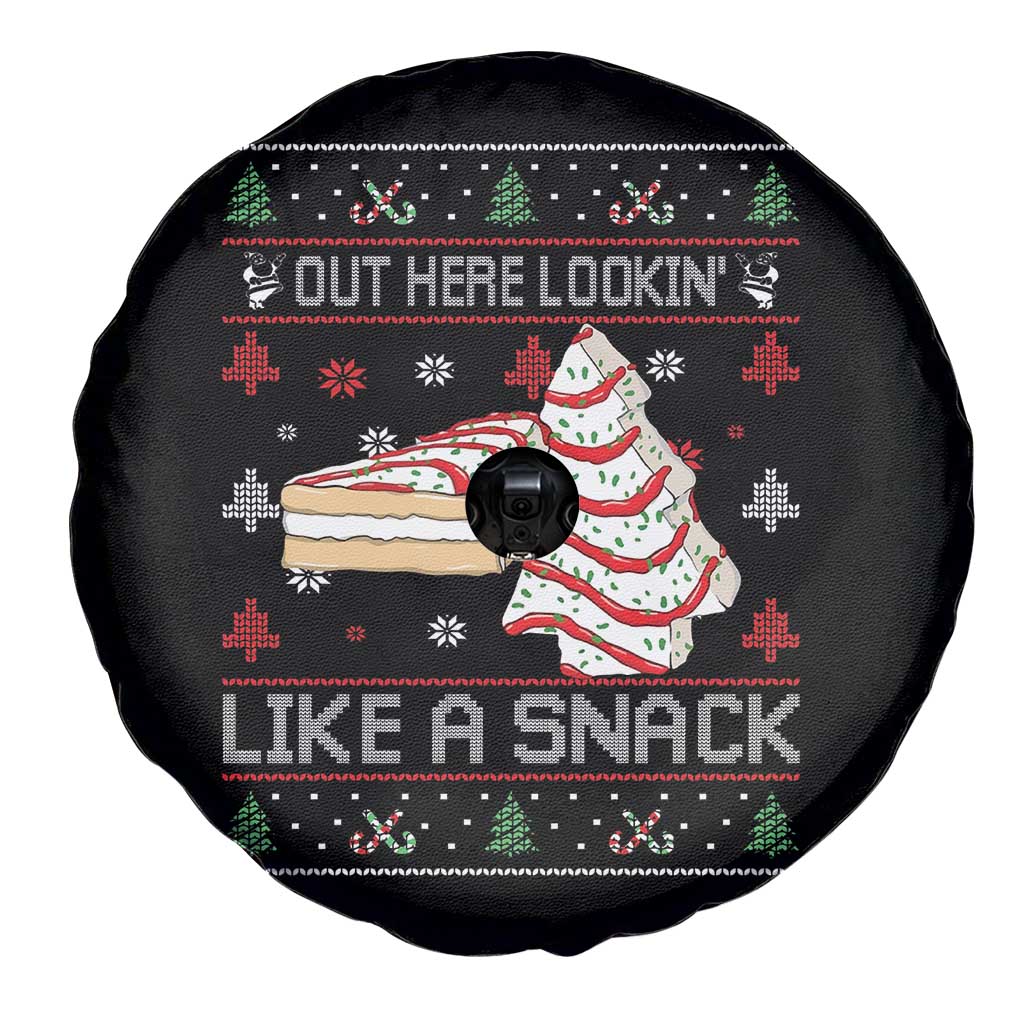 Debbies Christmas Tree Cake Spare Tire Cover Out Here Lookin Like A Snack TS10 Print Your Wear