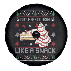 Debbies Christmas Tree Cake Spare Tire Cover Out Here Lookin Like A Snack TS10 Print Your Wear