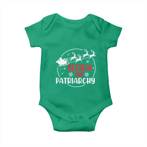 Sleigh The Patriarchy Baby Onesie Feminist Christmas Womens Rights TS10 Irish Green Print Your Wear
