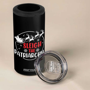 Sleigh The Patriarchy 4 in 1 Can Cooler Tumbler Feminist Christmas Womens Rights TS10 Print Your Wear