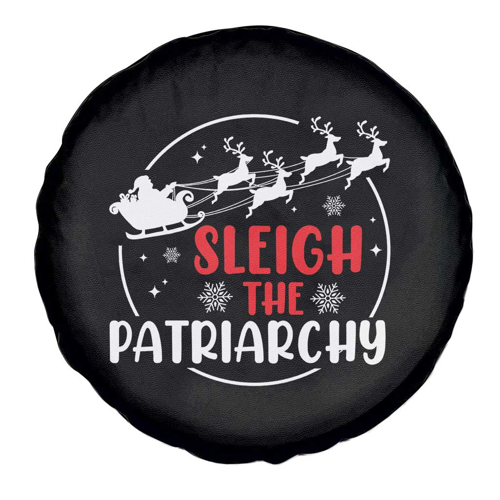 Sleigh The Patriarchy Spare Tire Cover Feminist Christmas Womens Rights TS10 Print Your Wear