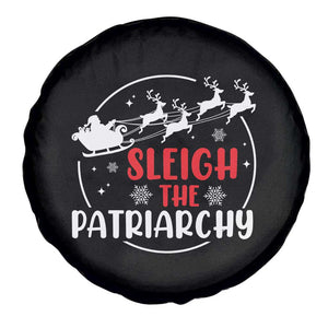 Sleigh The Patriarchy Spare Tire Cover Feminist Christmas Womens Rights TS10 Print Your Wear