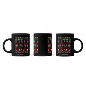 Merry Christmas Ya Filthy Animal Coffee Mug Funny Fantasy Movie Meme LOL Ugly Xmas TS10 Print Your Wear