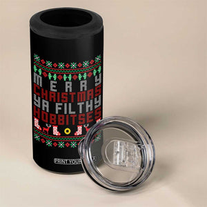 Merry Christmas Ya Filthy Animal 4 in 1 Can Cooler Tumbler Funny Fantasy Movie Meme LOL Ugly Xmas TS10 Print Your Wear