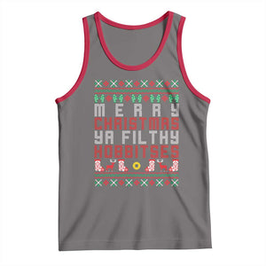 Merry Christmas Ya Filthy Animal Tank Top Funny Fantasy Movie Meme LOL Ugly Xmas TS10 Deep Heather Red Print Your Wear