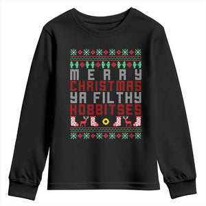 Merry Christmas Ya Filthy Animal Youth Sweatshirt Funny Fantasy Movie Meme LOL Ugly Xmas TS10 Black Print Your Wear