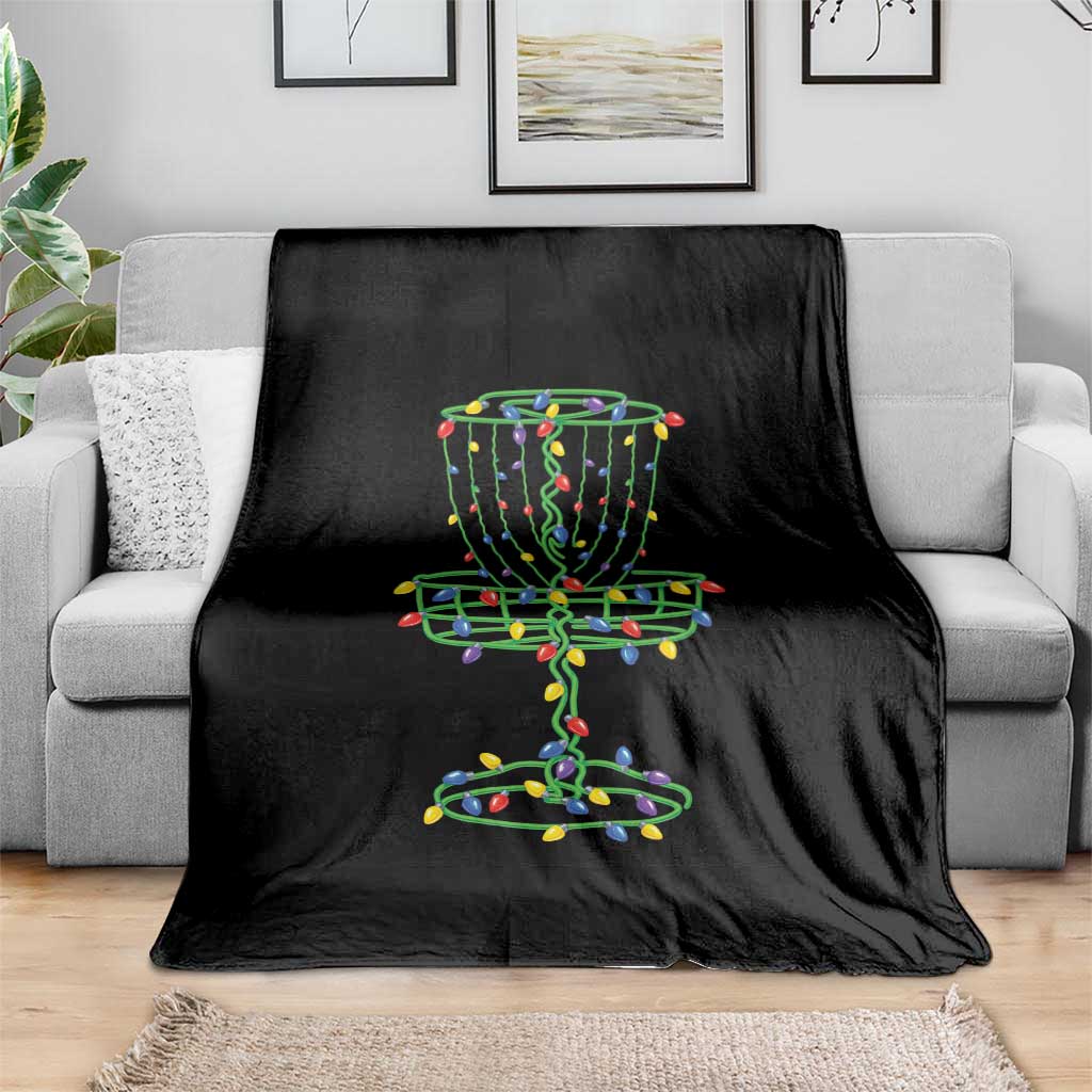 Christmas Disc Golf Basket Throw Blanket Frisbee Golfer Xmas Gift TS10 Print Your Wear