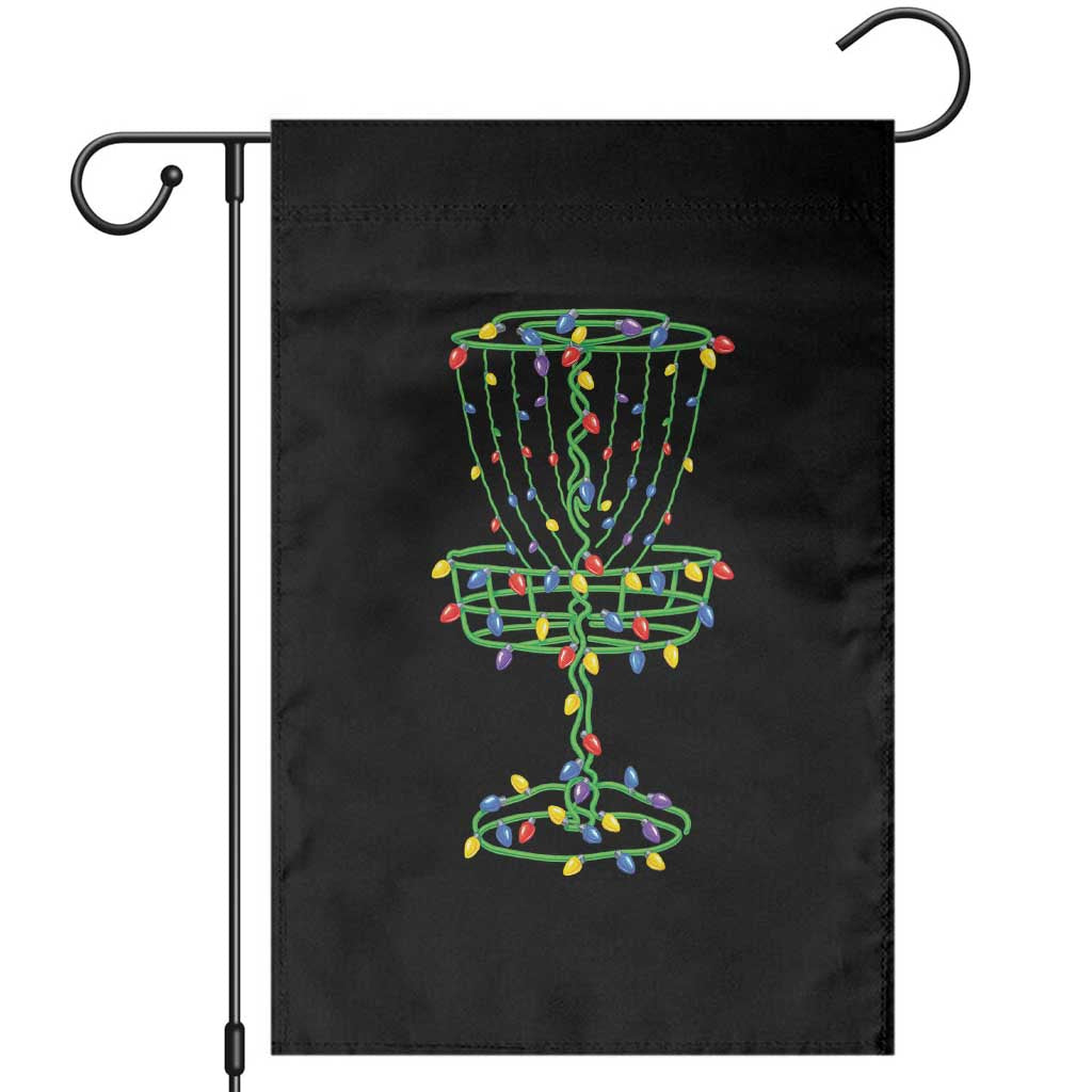 Christmas Disc Golf Basket Garden Flag Frisbee Golfer Xmas Gift TS10 Black Print Your Wear