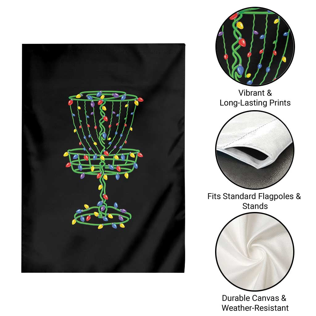 Christmas Disc Golf Basket Garden Flag Frisbee Golfer Xmas Gift TS10 Print Your Wear
