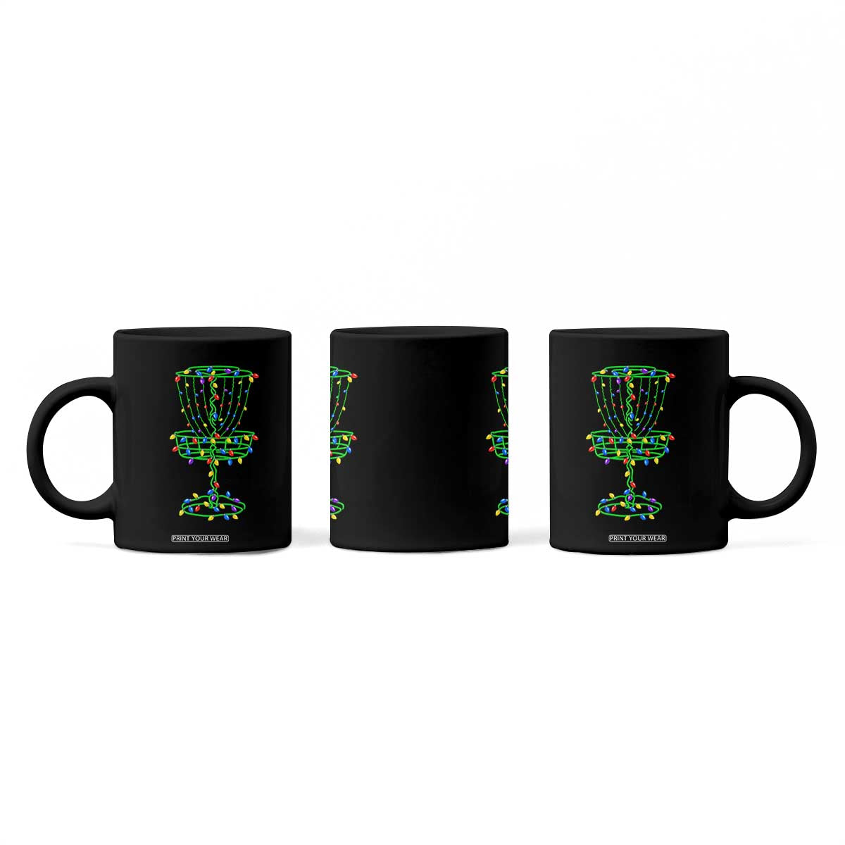 Christmas Disc Golf Basket Coffee Mug Frisbee Golfer Xmas Gift TS10 Print Your Wear