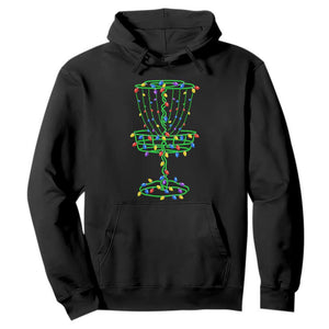 Christmas Disc Golf Basket Hoodie Frisbee Golfer Xmas Gift TS10 Black Print Your Wear