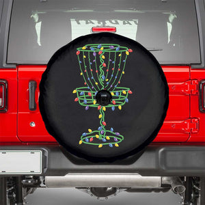 Christmas Disc Golf Basket Spare Tire Cover Frisbee Golfer Xmas Gift TS10 Black Print Your Wear