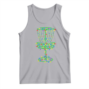 Christmas Disc Golf Basket Tank Top Frisbee Golfer Xmas Gift TS10 Athletic Heather Print Your Wear