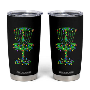 Christmas Disc Golf Basket Tumbler Cup Frisbee Golfer Xmas Gift TS10 Black Print Your Wear