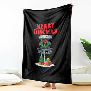Christmas Disc Golf Throw Blanket Merry Discmas Golfers Frisbee Golfer Xmas Gift TS10 Print Your Wear