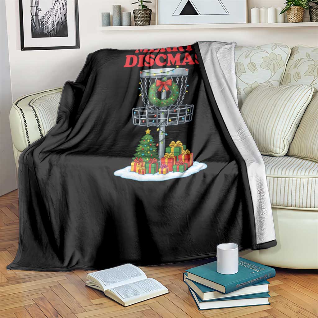 Christmas Disc Golf Throw Blanket Merry Discmas Golfers Frisbee Golfer Xmas Gift TS10 Print Your Wear