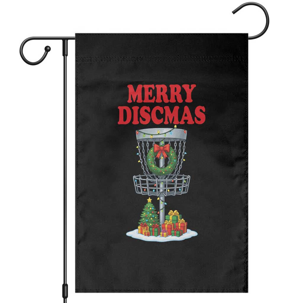 Christmas Disc Golf Garden Flag Merry Discmas Golfers Frisbee Golfer Xmas Gift TS10 Black Print Your Wear