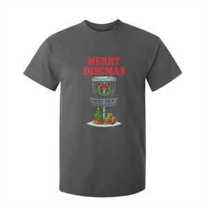 Christmas Disc Golf T Shirt For Kid Merry Discmas Golfers Frisbee Golfer Xmas Gift TS10 Dark Heather Print Your Wear