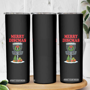 Christmas Disc Golf Skinny Tumbler Merry Discmas Golfers Frisbee Golfer Xmas Gift TS10 Print Your Wear