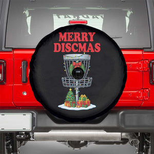 Christmas Disc Golf Spare Tire Cover Merry Discmas Golfers Frisbee Golfer Xmas Gift TS10 Black Print Your Wear
