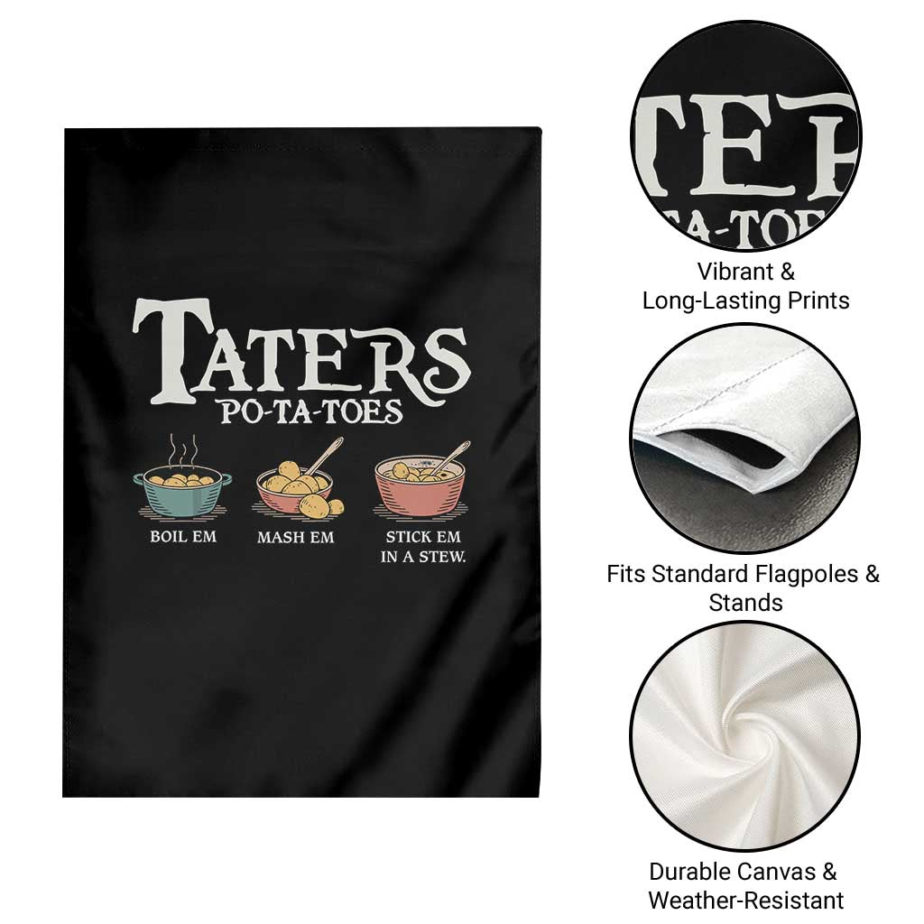 Taters Potatoes Garden Flag Funny Movie Fans Holiday Gift TS10 Print Your Wear