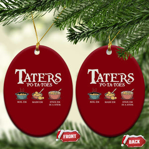 Taters Potatoes Ceramic Ornament Funny Movie Fans Holiday Gift TS10 Print Your Wear
