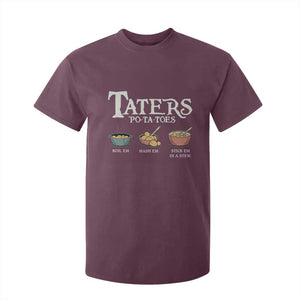 Taters Potatoes T Shirt For Kid Funny Movie Fans Holiday Gift TS10 Maroon Print Your Wear