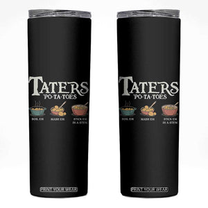 Taters Potatoes Skinny Tumbler Funny Movie Fans Holiday Gift TS10 Black Print Your Wear
