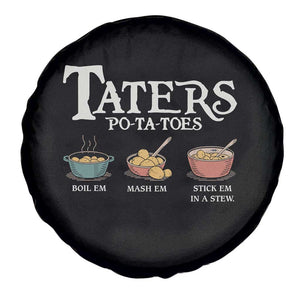 Taters Potatoes Spare Tire Cover Funny Movie Fans Holiday Gift TS10 Print Your Wear