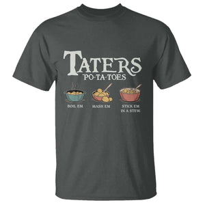 Taters Potatoes T Shirt Funny Movie Fans Holiday Gift TS10 Dark Heather Print Your Wear