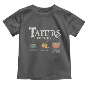 Taters Potatoes Toddler T Shirt Funny Movie Fans Holiday Gift TS10 Dark Heather Print Your Wear