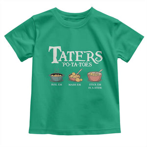 Taters Potatoes Toddler T Shirt Funny Movie Fans Holiday Gift TS10 Irish Green Print Your Wear