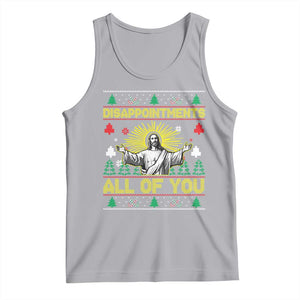 Funny Jesus Christmas Tank Top Disappointments All of You Jesus Ugly Xmas TS10 Athletic Heather Print Your Wear