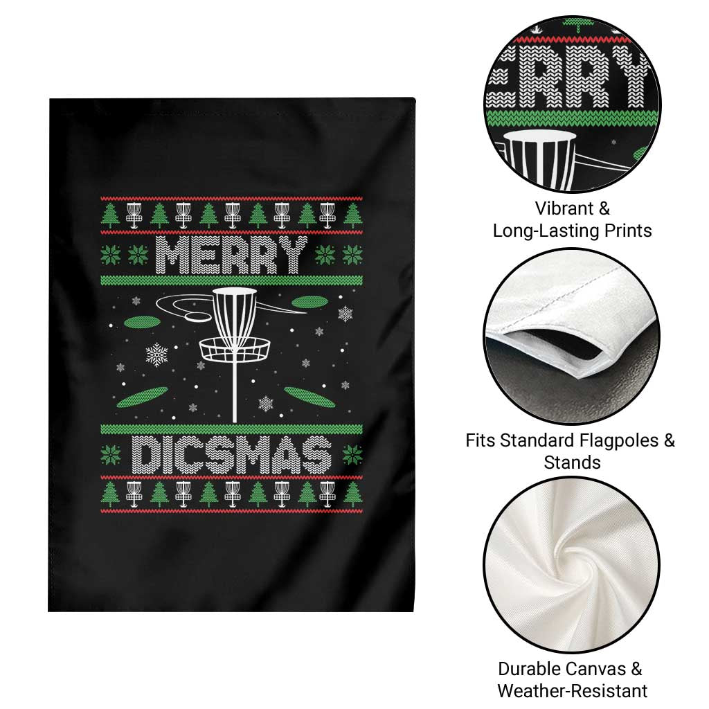 Disc Golf Christmas Garden Flag Merry Discmas Ugly Xmas TS10 Print Your Wear